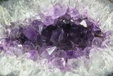 Purple Amethyst Geode - Uruguay #87409-1